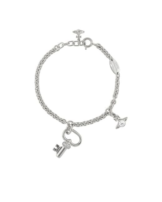 Vivienne Westwood White Baya Bracelet