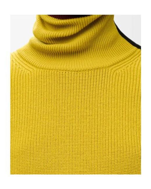 Loewe Yellow Zip-Up Sweater