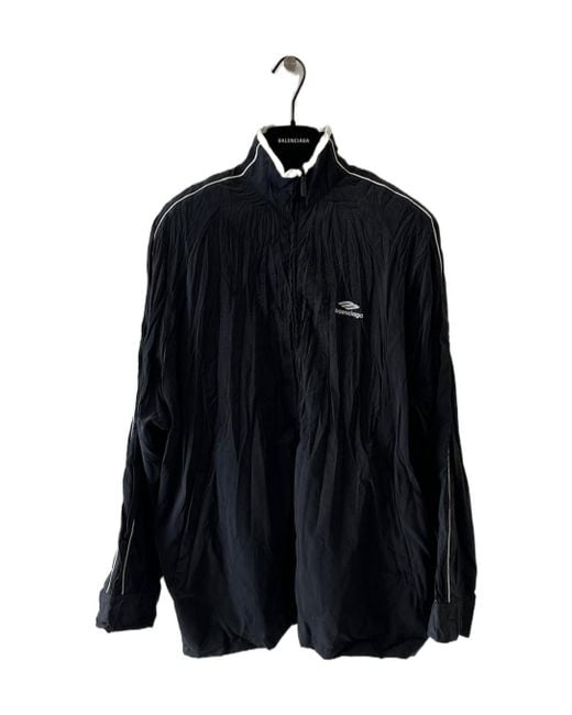 Balenciaga Black 3B Sports Icon Embroidered Jacket