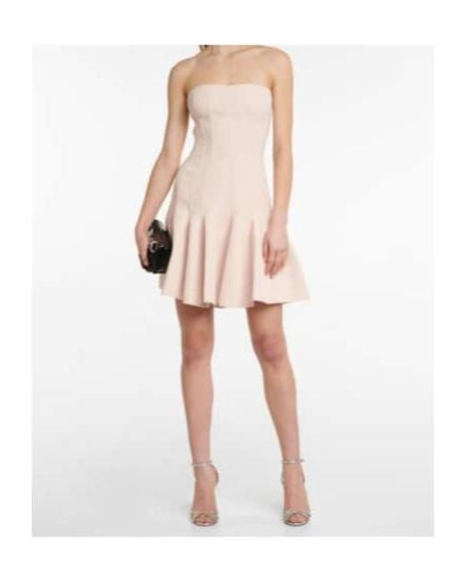 Maticevski Pink Kink Strapless Minidress