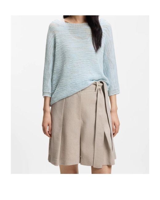 Boss Blue Long-Sleeved Knitwear