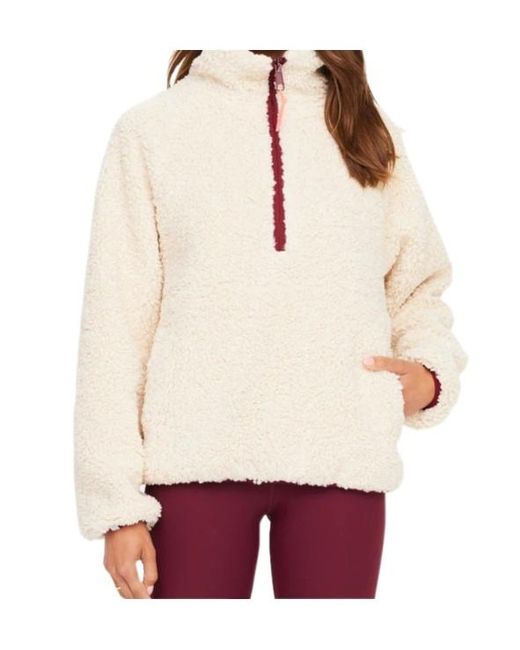 The Upside Red Harlow Fleece Sweatshirt