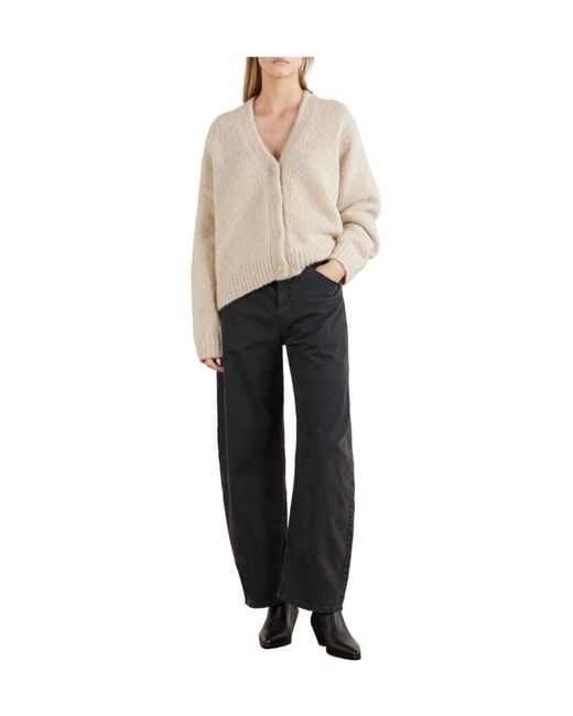 Nili Lotan Natural Wool And Cashmere-Blend Cardigan