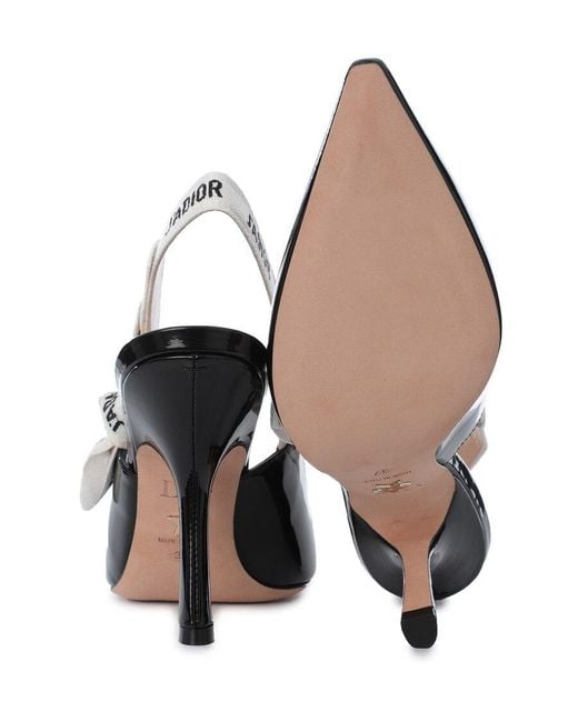 Dior Black J A Slingback Pump