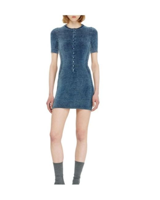 DIESEL Blue Short Dress