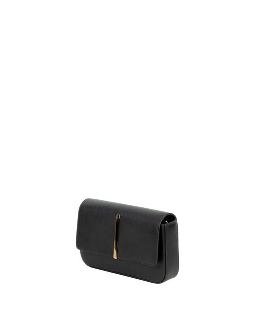 Tod's Black Di Bag Folio Mini Flap Bag