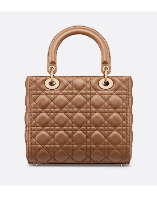 Dior Brown Medium Lady Bag