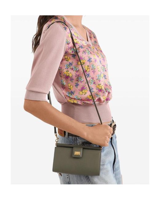 Dolce & Gabbana Green Belt Strap Phone Case