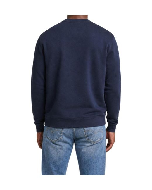 Calvin Klein Blue Crewneck Sweatshirt for men