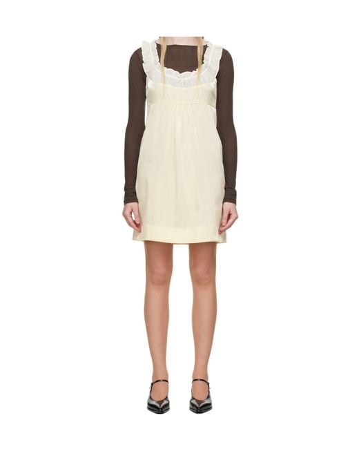 ShuShu/Tong Natural Shushu/Tong Patchwork Sling Dress