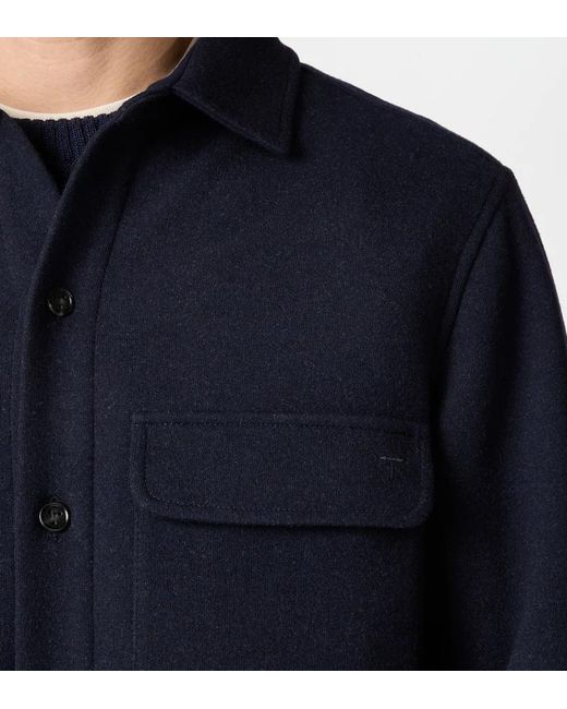 Tod's Blue Flap-Pocket Shirt for men