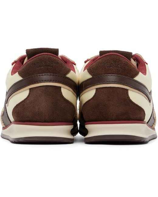Rag & Bone Natural Retro Trainer Sneakers