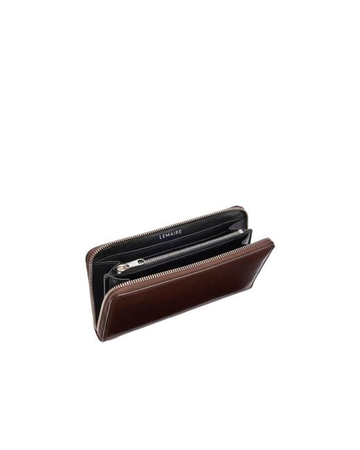 Lemaire Brown Patina Wallet