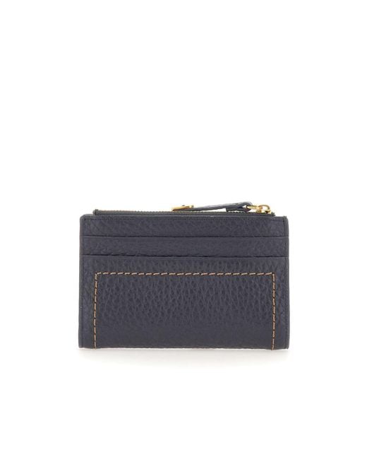 Gianni Chiarini Blue Bubble Compact Wallet