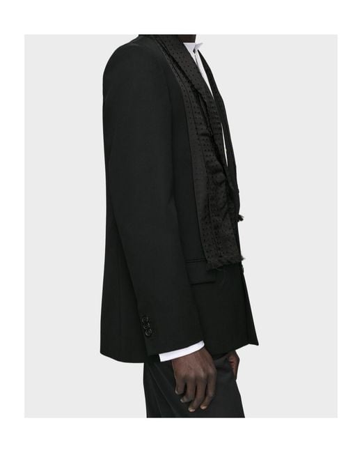 Maison Margiela Black Scarf Jacket for men