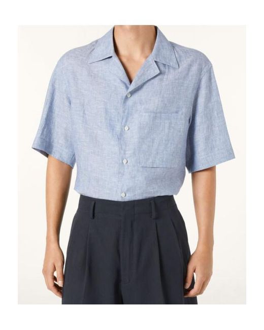 Loro Piana Blue Federico Shirt for men