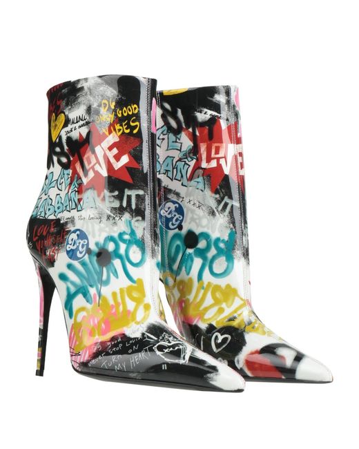Dolce & Gabbana Blue Ankle Boots