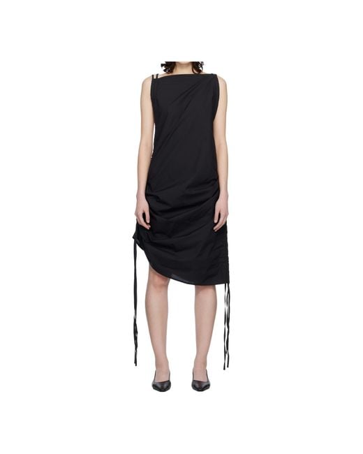 Baserange Black Suspender Dress