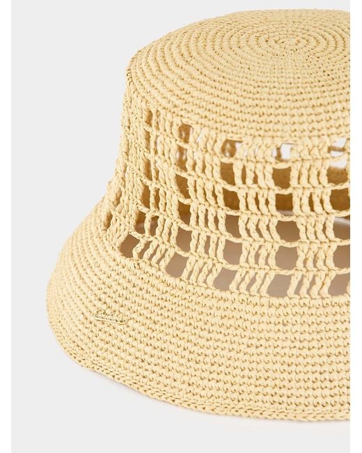 Borsalino Natural Knitted Hat