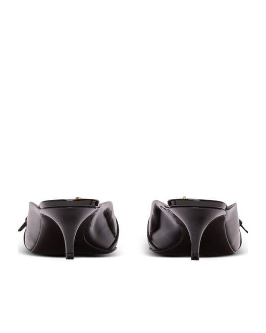 Balmain Multicolor Sync Patent Leather Mules With Pointed Toe