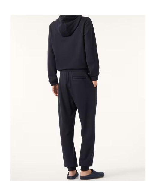 Loro Piana Blue Andamane Elasticated-Waist Track Pants for men