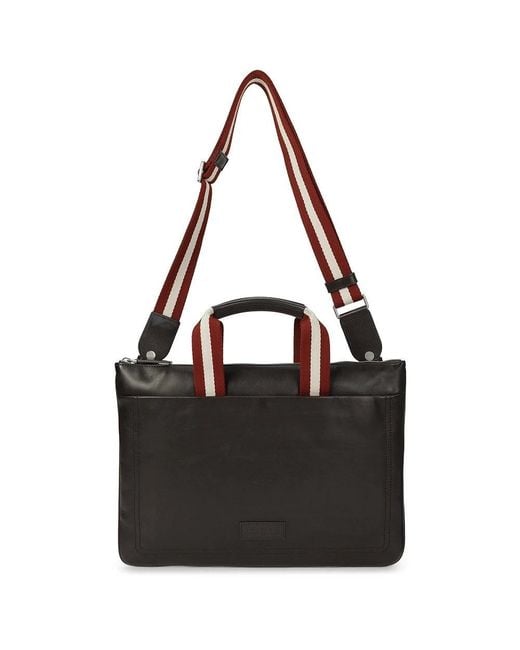 Bally Black Logo Handbag for men