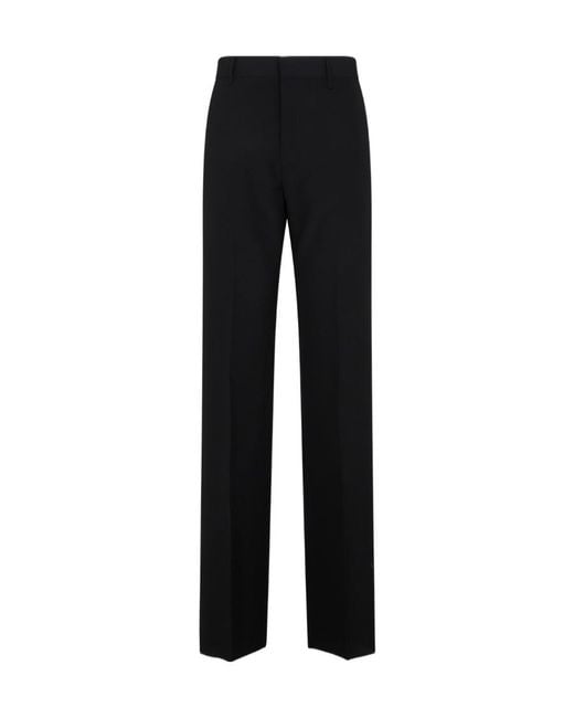Givenchy Black Straight-Leg Tailored Pants for men