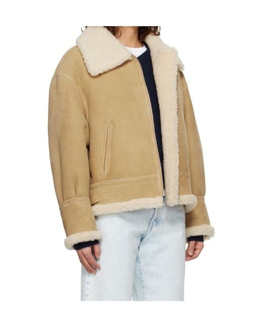 Nour Hammour Natural Long-Sleeved Casual Jacket