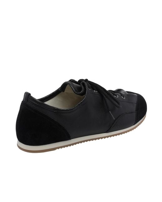 Lemaire Black Round-Toe Sneakers for men