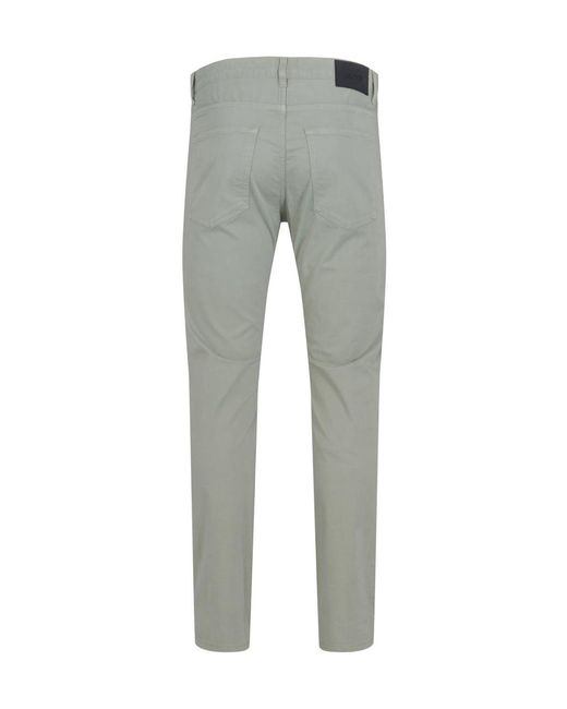 Boss Gray Logo Casual Pants for men