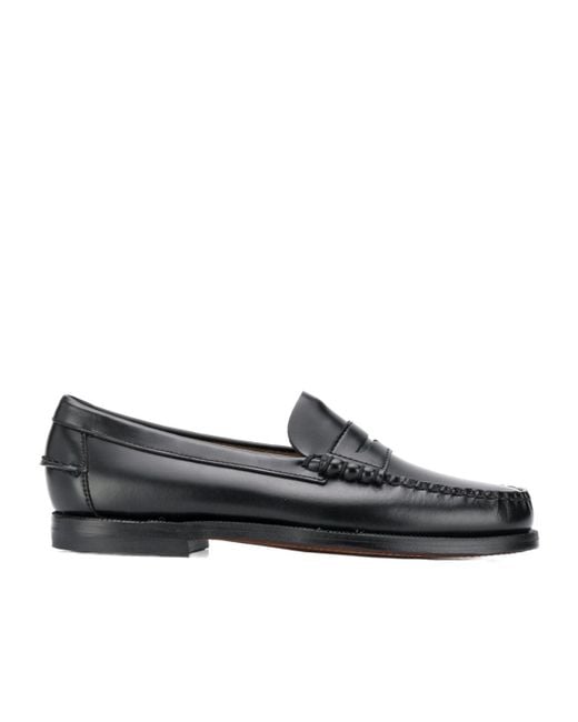 Sebago Black Classic Dan Slip-On Loafers