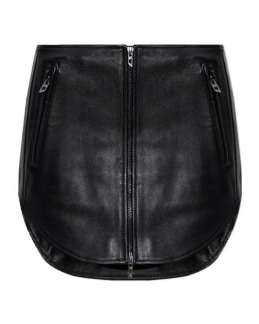 DIESEL Black L-Oly Mini Skirt