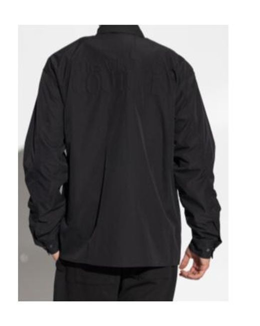 Versace Jeans Blue Couture Logo Embossed Shirt Jacket for men
