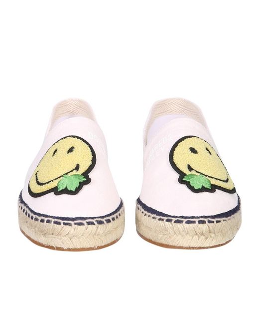 DSquared² Multicolor Smiley Face Patch Espadrilles