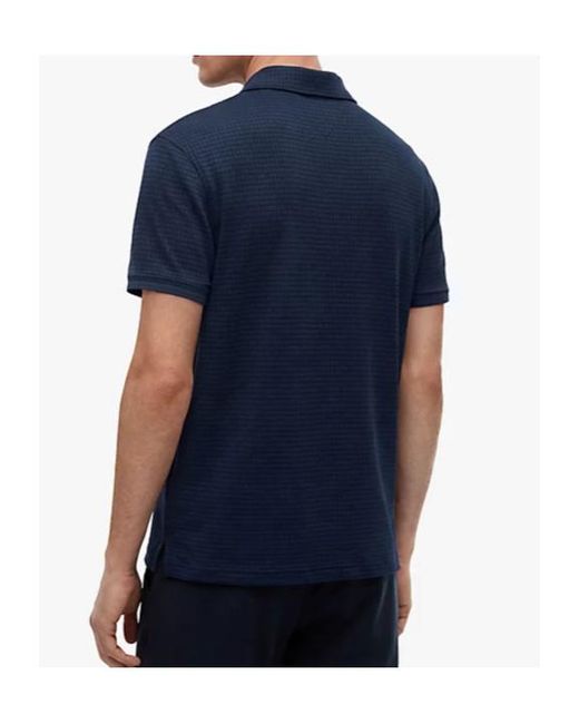 Tommy Hilfiger Blue Performance Regular Fit Structured Polo Shirt for men