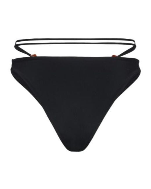 Magda Butrym Black Strappy Swim Briefs