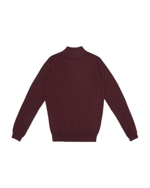 Karl Lagerfeld Purple Long-Sleeved Knitted Pullover for men