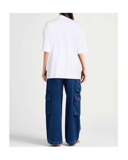 Farm Rio White Short-Sleeved T-Shirt
