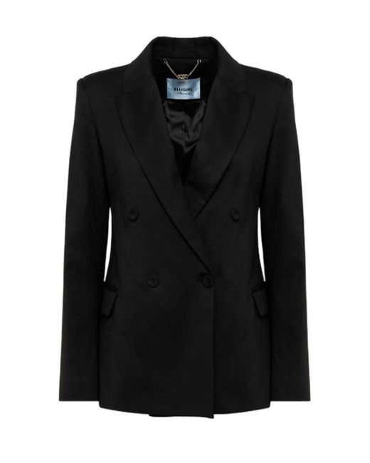 Blugirl Blumarine Black Long-Sleeved Suit Jacket
