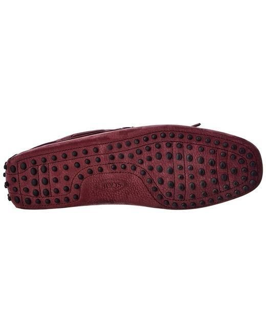 Tod's Purple Logo Details Business Casual Shoes for men