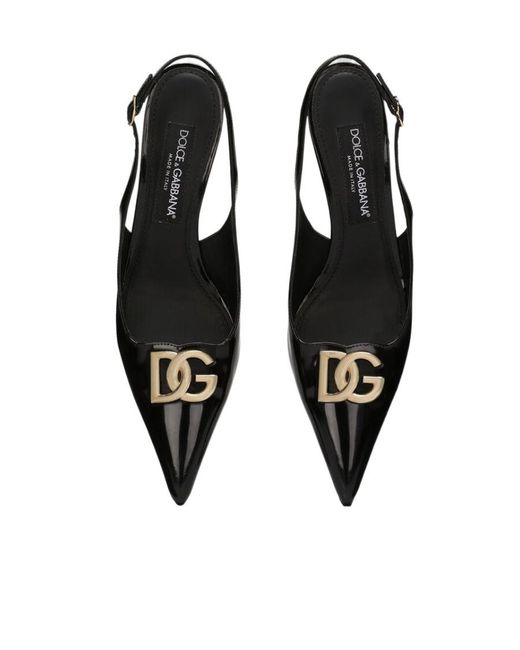 Dolce & Gabbana Black Slack-Heels