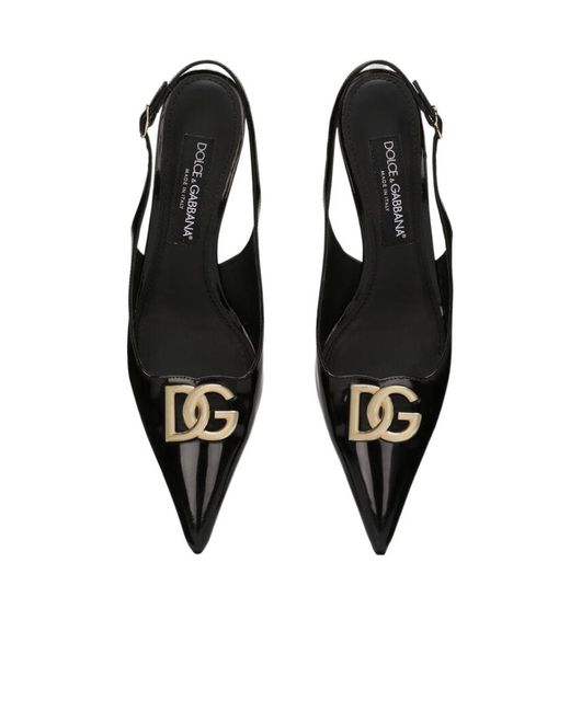 Dolce & Gabbana Black Slack-Heels