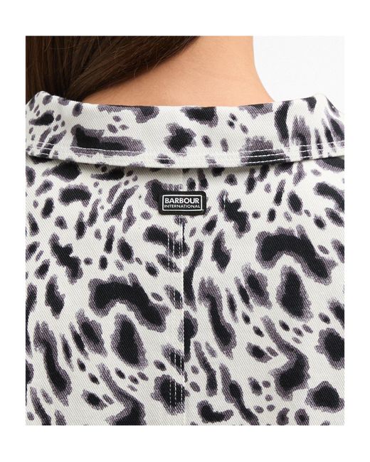 Barbour Black Long-Sleeved Printed Shirt
