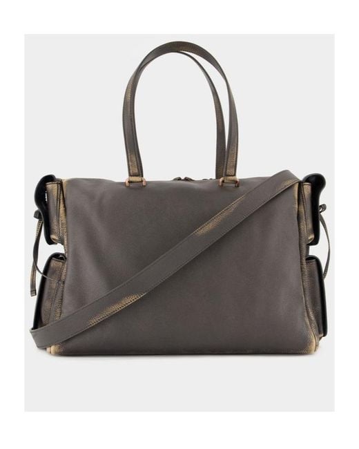 Acne Black Multi-Pocket Shoulder Bag