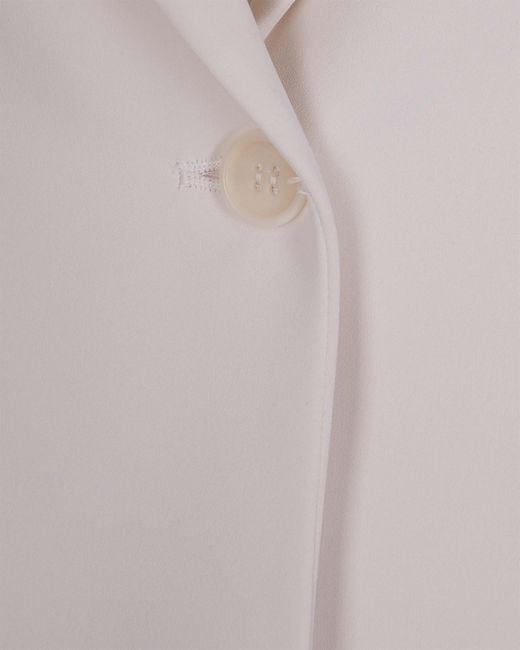 P.A.R.O.S.H. White Long-Sleeved Suit Jacket