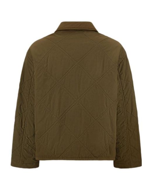 Herno Green Quilted Padded Jacket for men