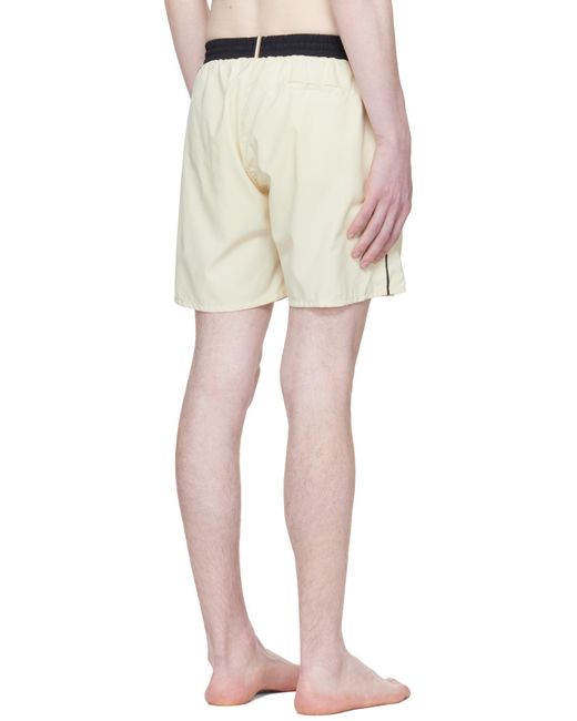 Boss Natural Drawstring Swimming Trunks for men