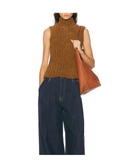 R13 Blue Sleeveless Knit Vest