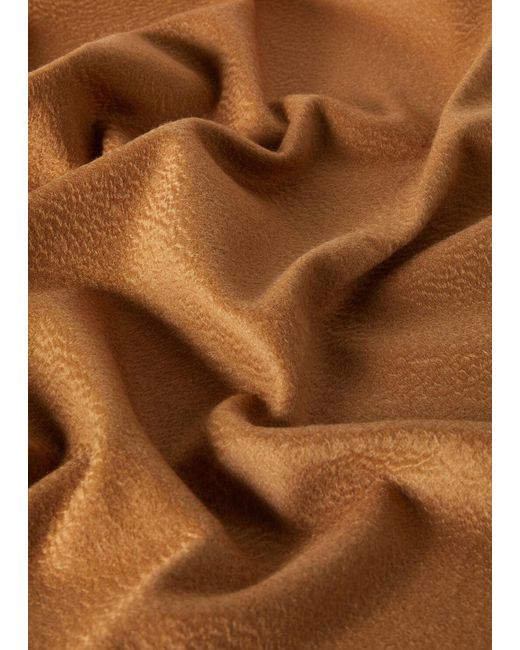 Loro Piana Brown Unito Blanket for men