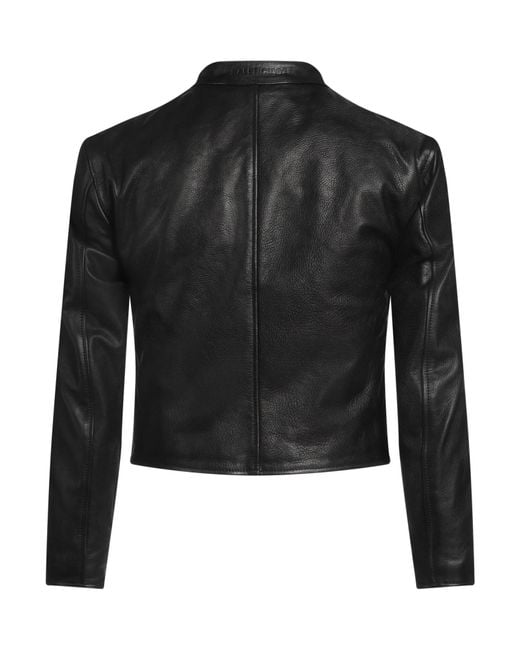 Balenciaga Black Minimalist Leather Jacket